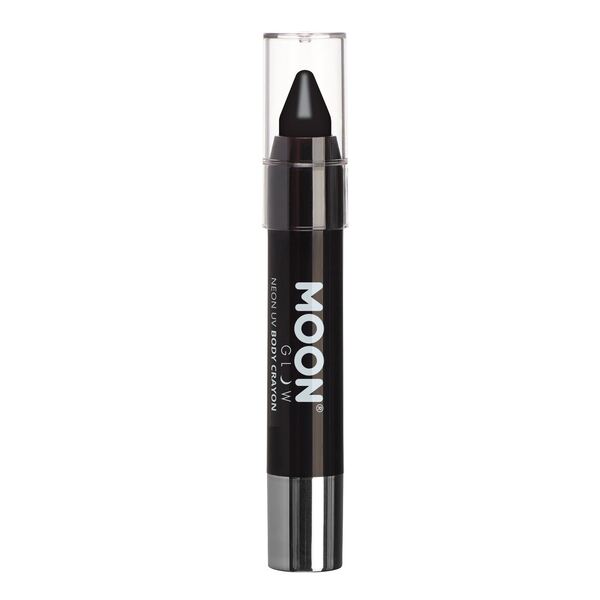 Moon Glow UV Body Crayons Black, imported from the UK