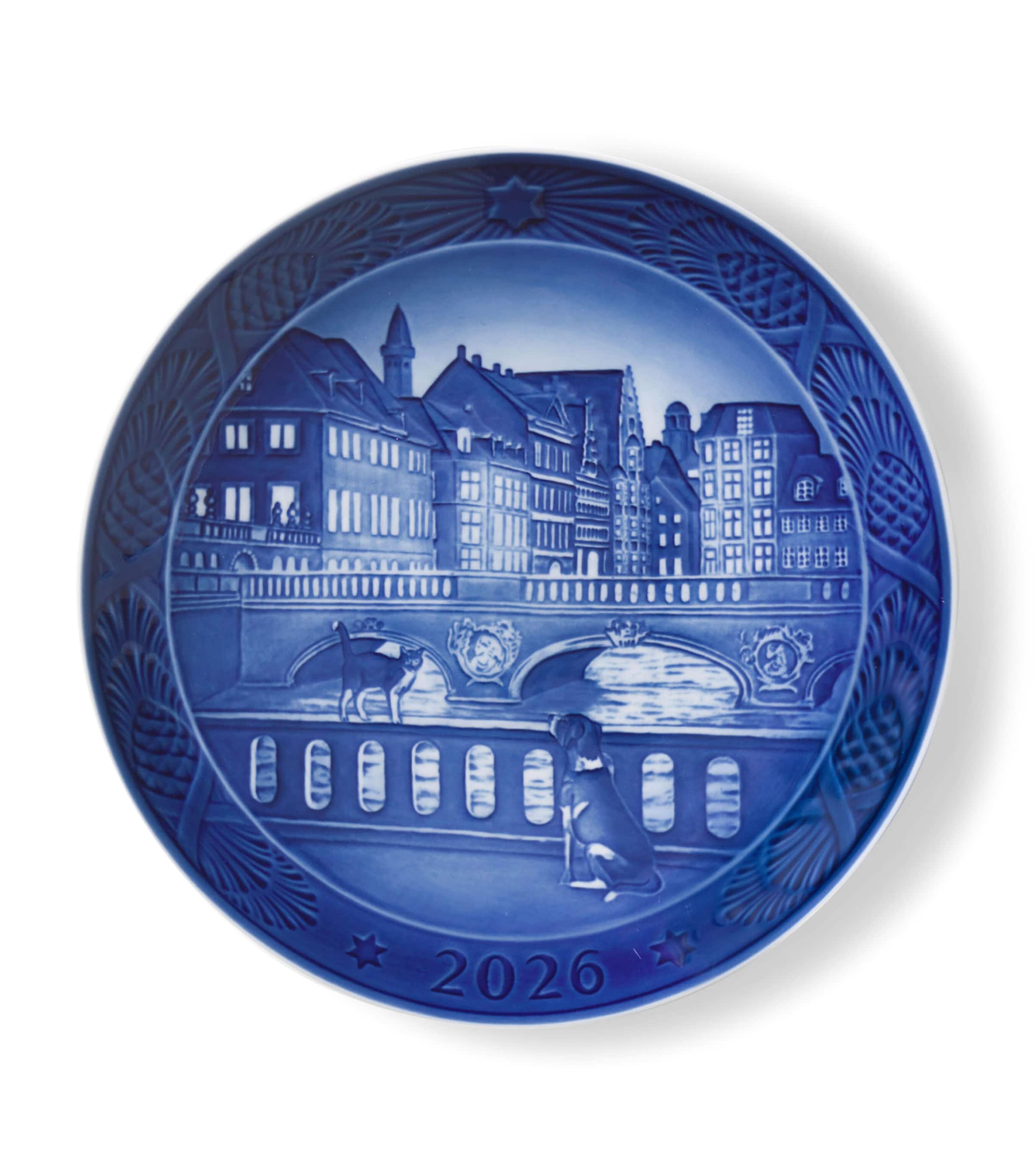 Royal Copenhagen Blue Collectibles Christmas 2026 plate 18cm, imported from the UK