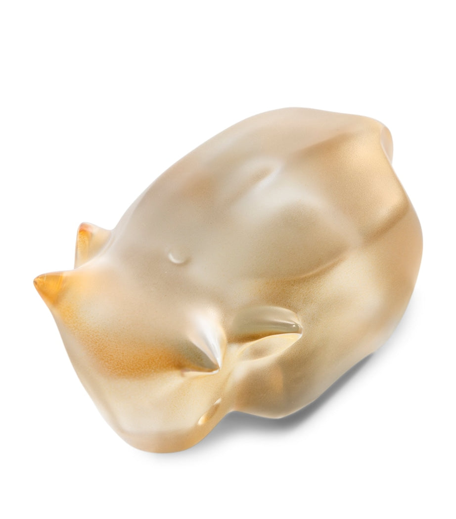 Lalique crystal ox ornament 10cm, UK version