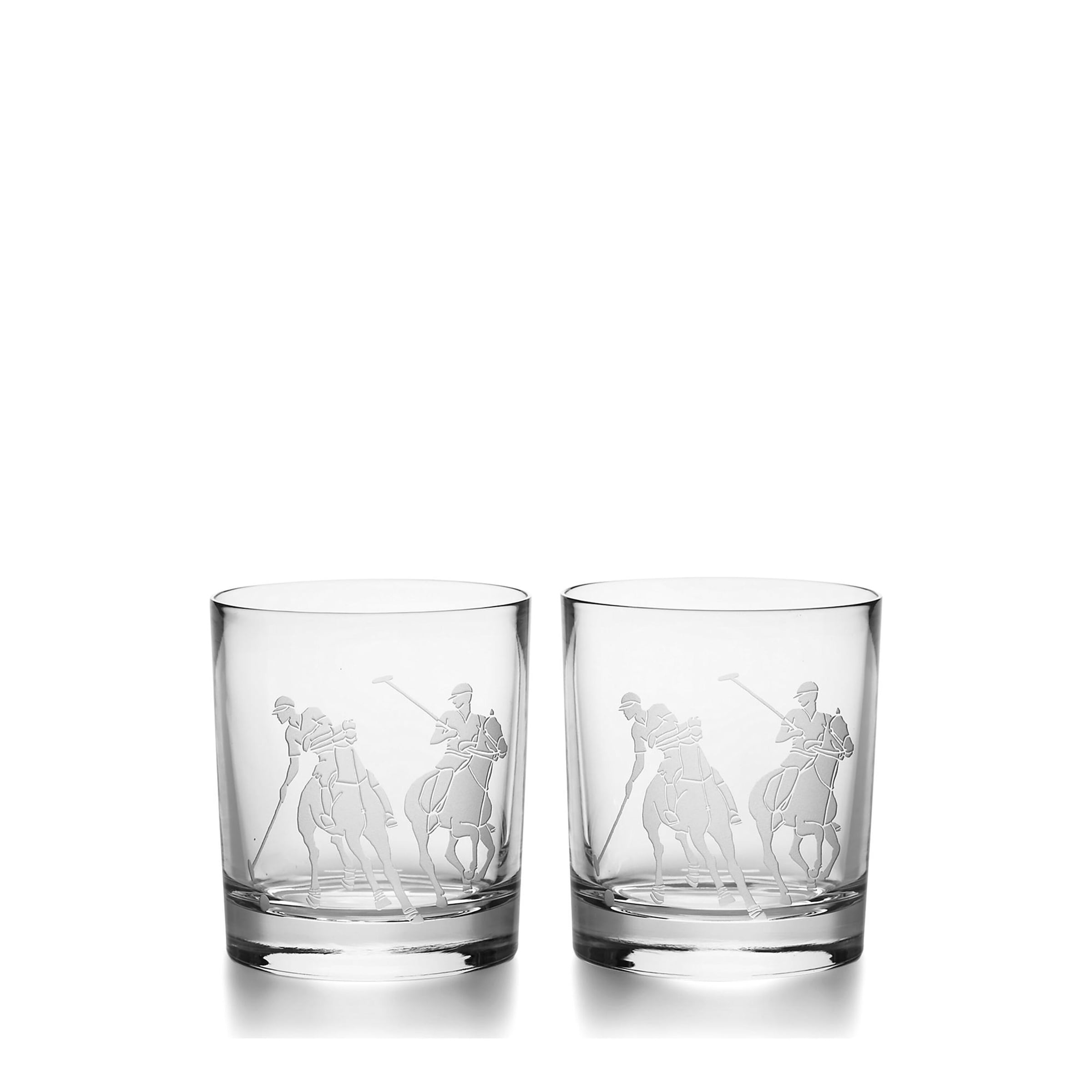 Ralph Lauren Home Garrett Old Fashioned Glasses Set of 2 370ml, imported from the UK