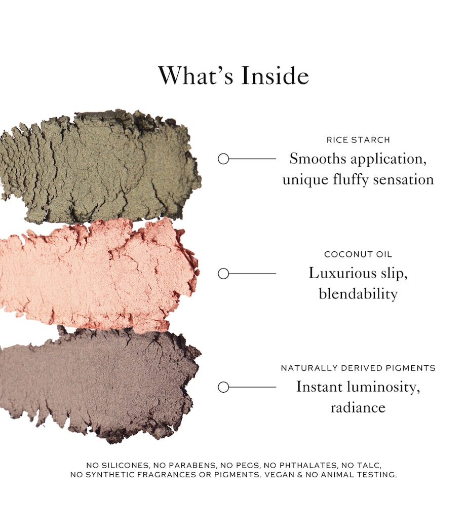 Westman Atelier luminous eye shadow trio (British brand)