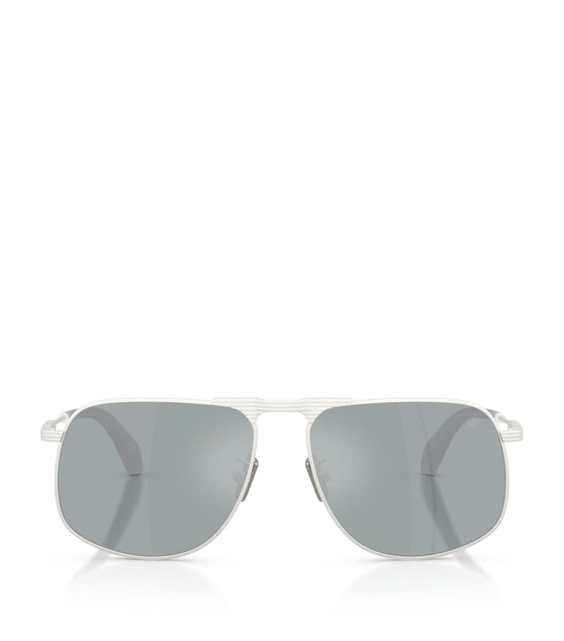 Moncler Vitessa pilot sunglasses metal frame (British brand)