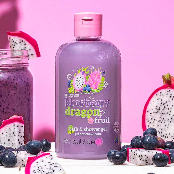 Bubble T Cosmetics Blueberry & Dragonfruit Body Wash 500ml