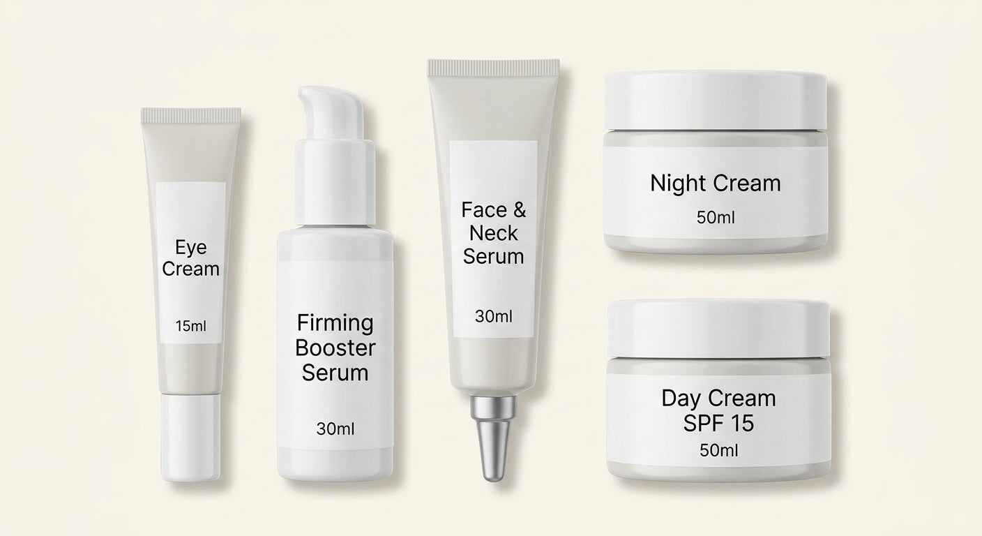 No7 Restore & Renew Firming Regime set (British brand)