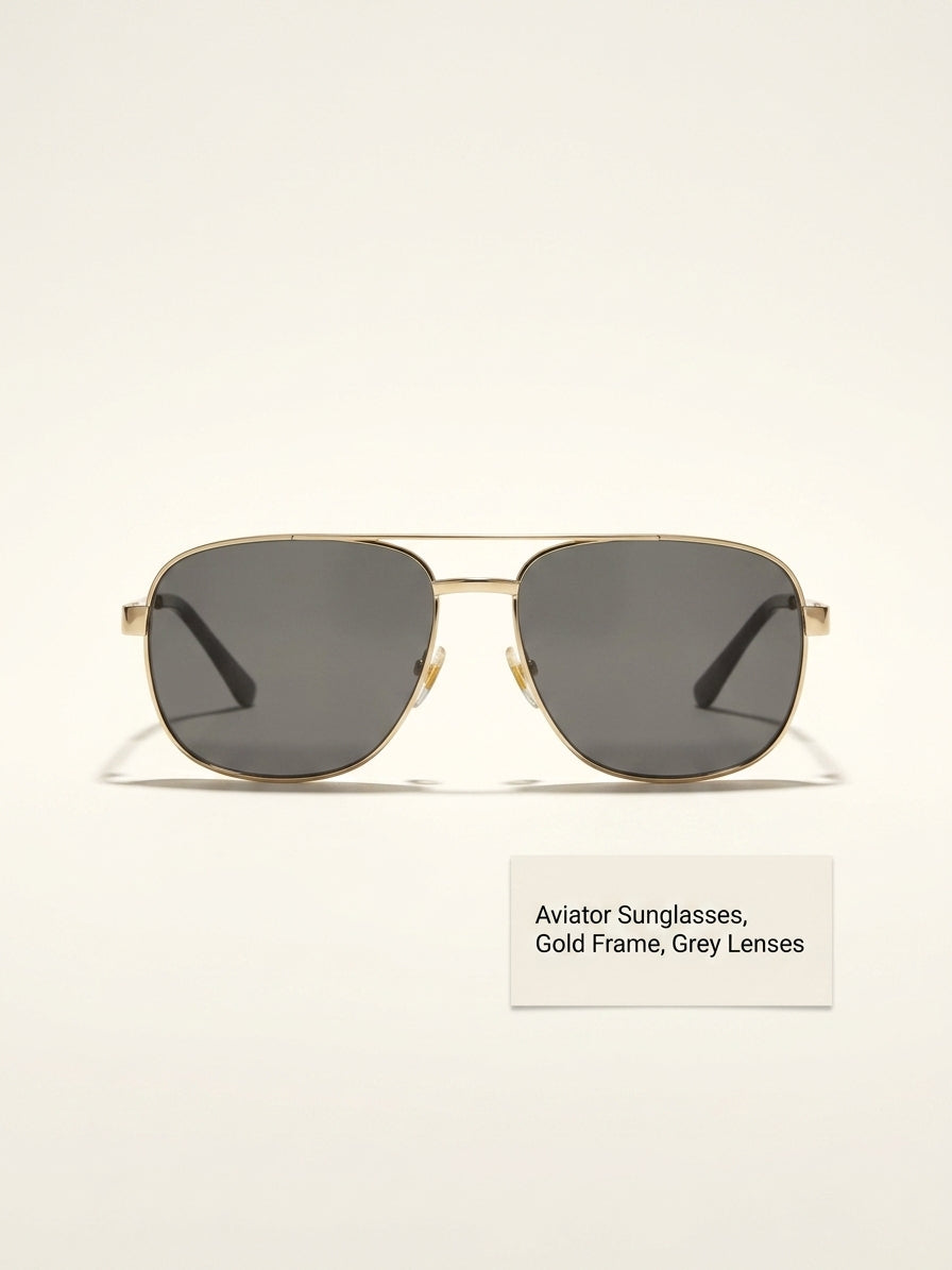 Gucci pilot metal sunglasses GG1223S with tinted lenses - British product