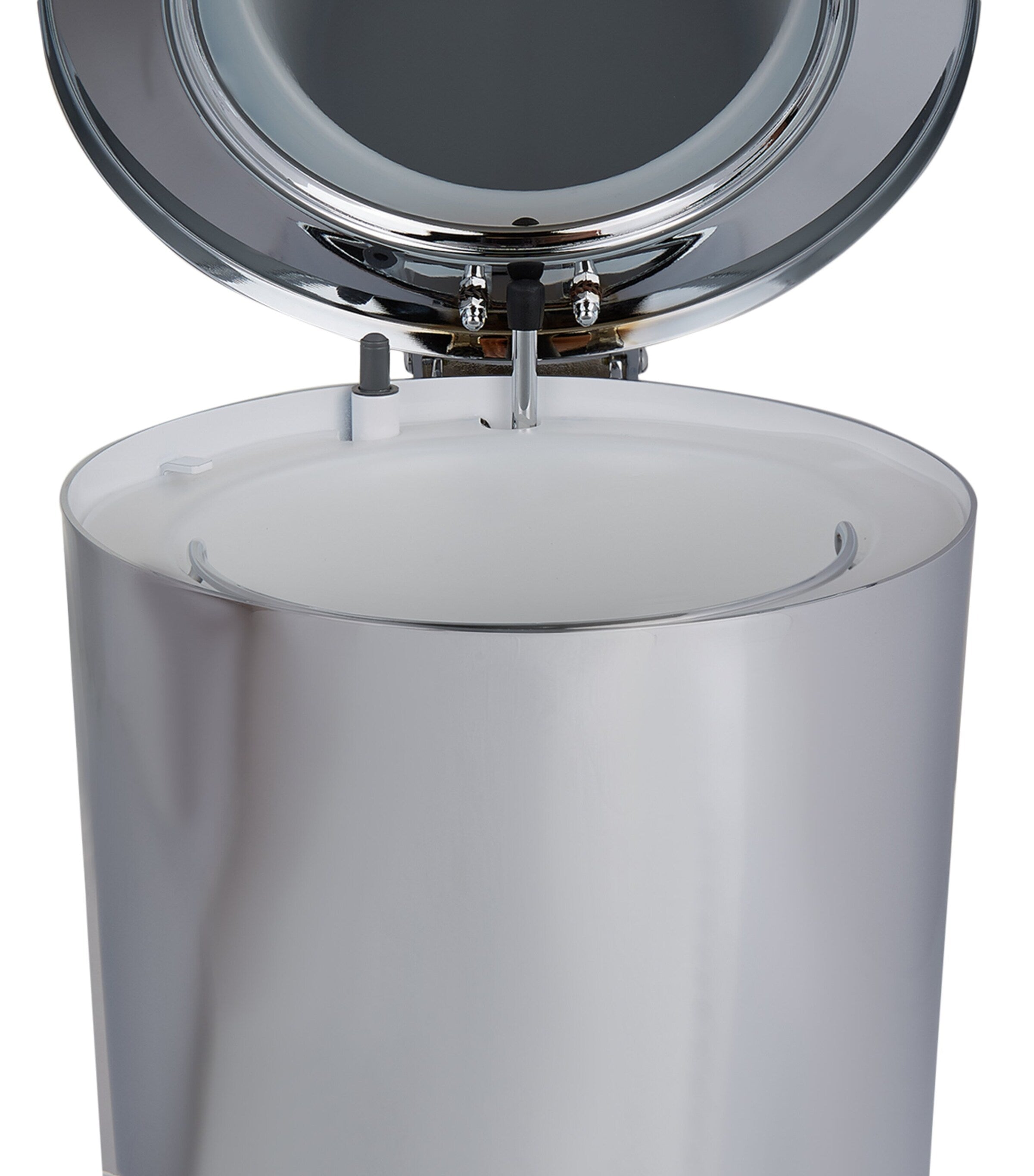 ZODIAC cylinder chrome pedal bin (British brand)