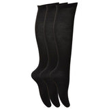 Girls Knee High School Socks (Pack Of 3) (UK Shoe 4-6) GOODS Superdrug Black  