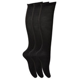 Girls Knee High School Socks (Pack Of 3) (UK Shoe 12-3) GOODS Superdrug Black  