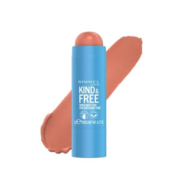 Rimmel London Kind & Free Multi-Stick 001 Caramel Dusk GOODS Superdrug Peachy Cheeks  