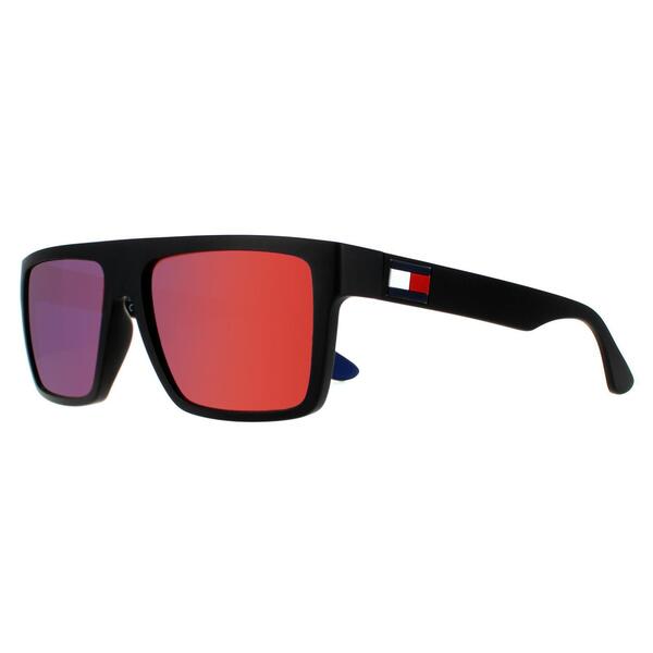 Tommy Hilfiger black mirrored sunglasses (British brand)