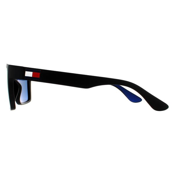 Tommy Hilfiger black mirrored sunglasses (British brand)