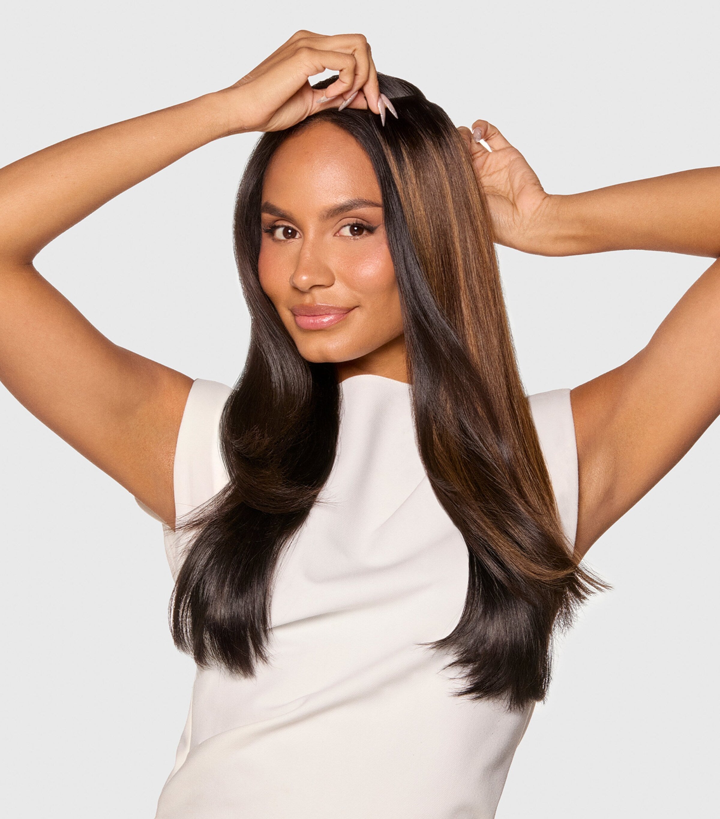Beauty Works Barely There clip-in hair extensions 18 inch - British product