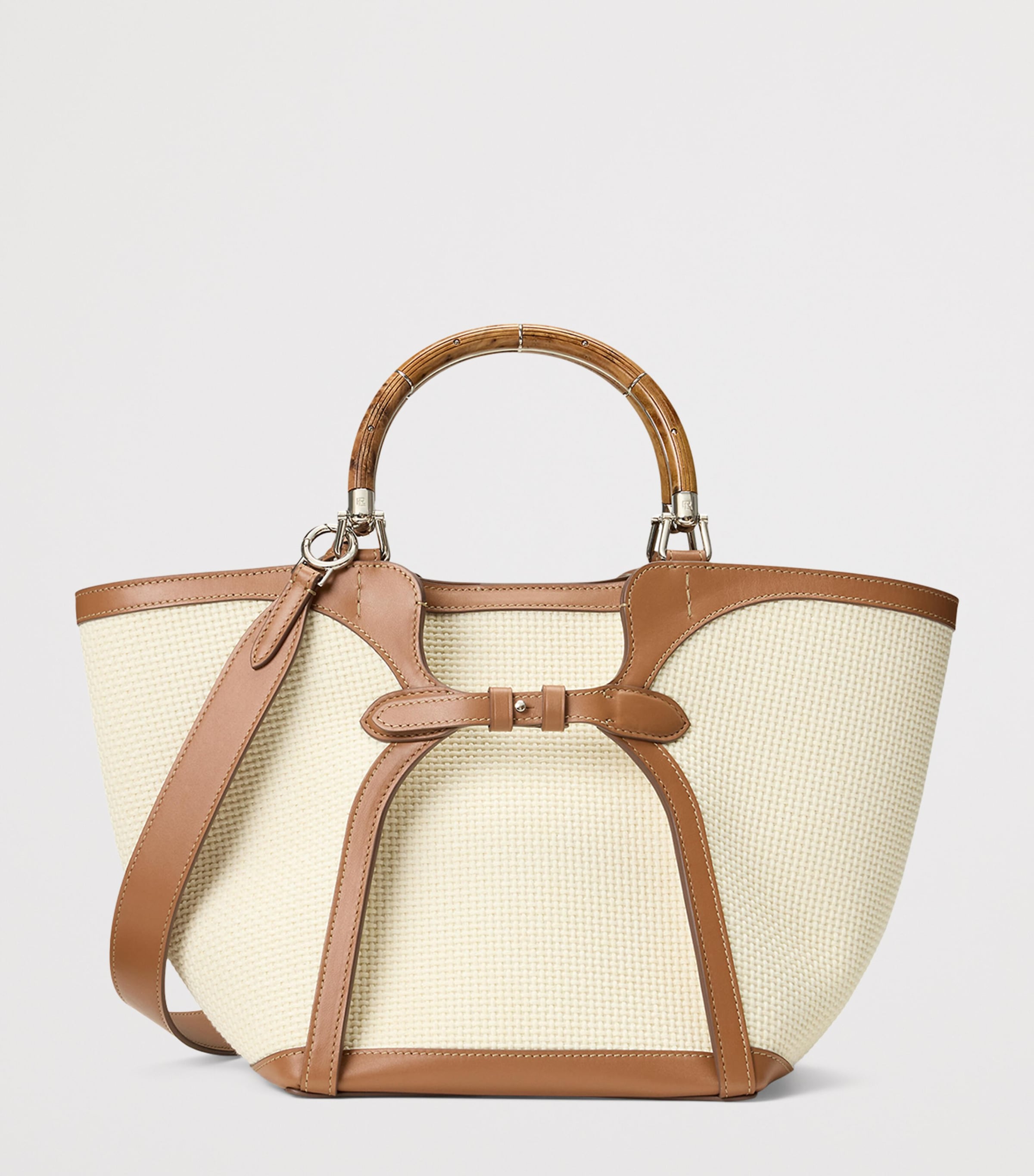 Ralph Lauren woven tote bag, luxury designer handbag, imported from the UK
