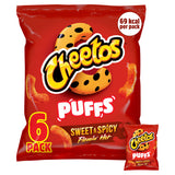 Cheetos Puffs Flamin' Hot Multipack Snacks Crisps 6x13g GOODS ASDA   