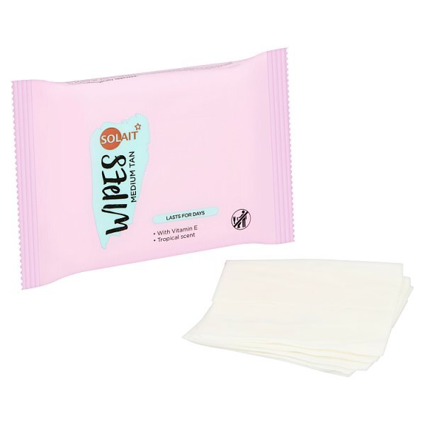 Solait Wear Off Tanning Wipes 20 pack GOODS Superdrug   