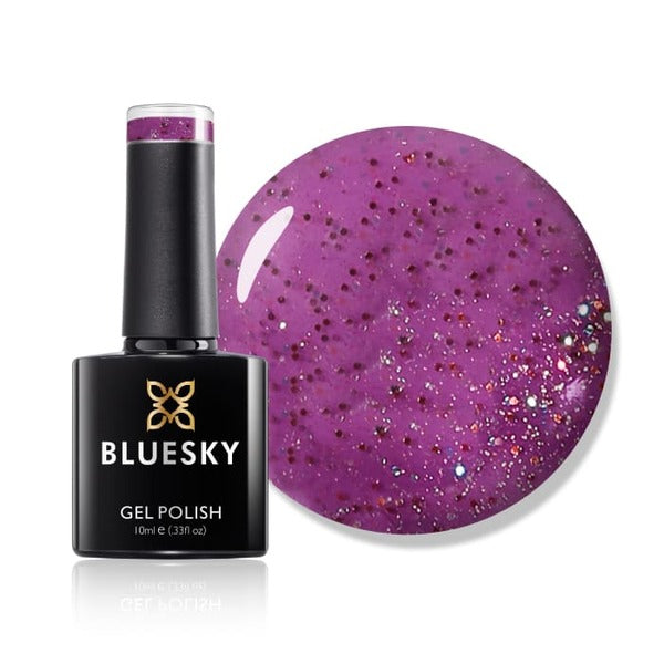 Bluesky Gel Polish Nordic Lights deep grape purple - British product