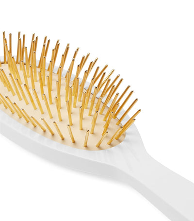 Harrods Medusa '95 Design Hairbrush with Golden Hardware- Buy online at McGrocer