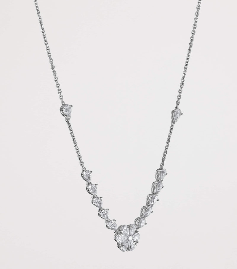 Chopard L'Heure du Diamant white gold diamond necklace, UK version
