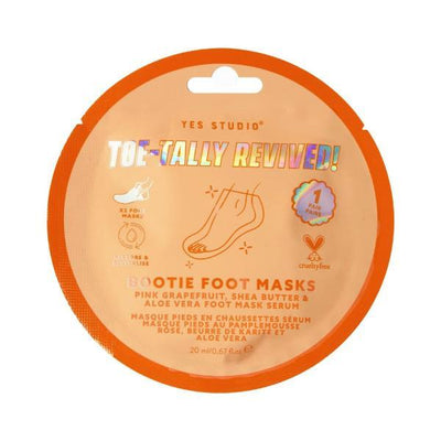 Superdrug Yes Studio Toe-Tally Revived Bootie Foot Masks 1 Pair- Buy online at McGrocer
