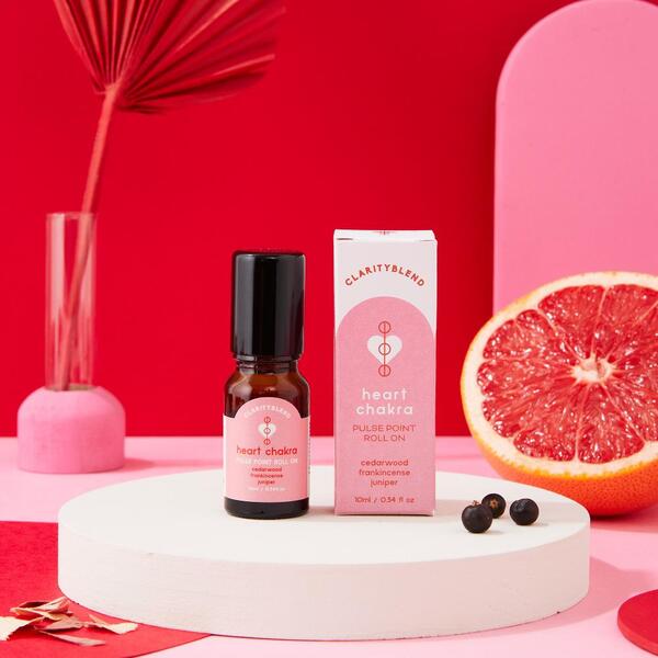 Clarity Blend heart chakra roll on 10ml, imported from the UK