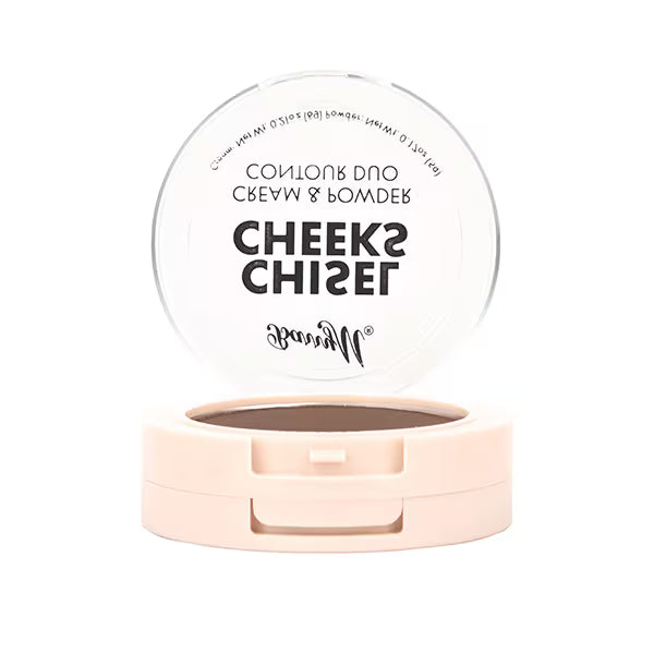 Barry M Chisel Cheeks Cream and Powder Contour Duo Dark - British product