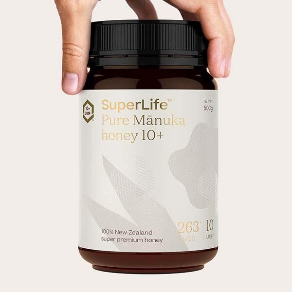 SuperLife Pure Manuka Honey 10+ MGO 263+ 500g