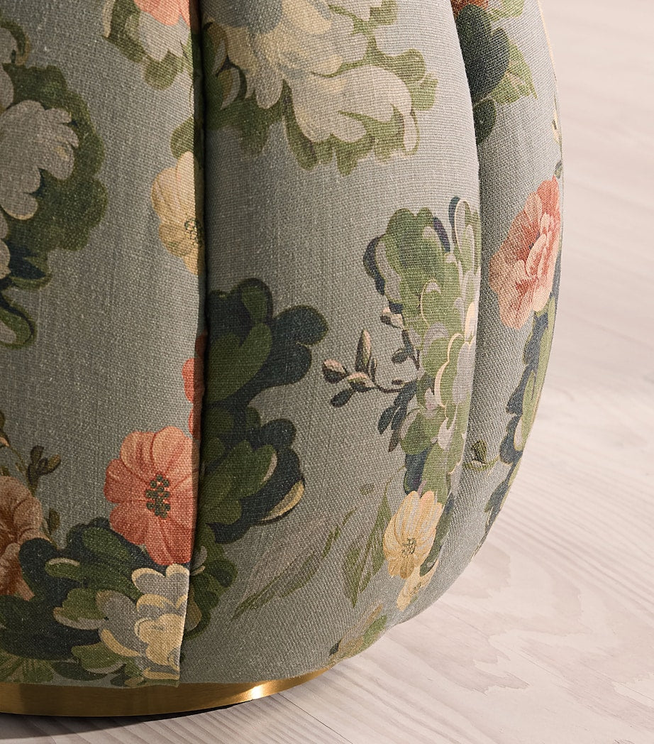 Tabouret de pied Sofia en lin Soho Home - Produit britannique