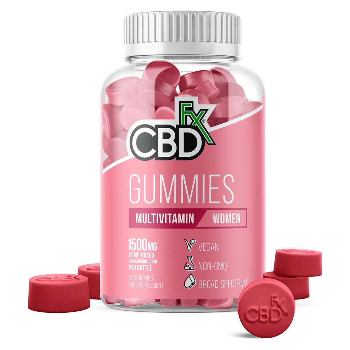 CBDfx Gummies Multivitamin for Women 1500mg - 60 Gummies General Health & Remedies Boots   