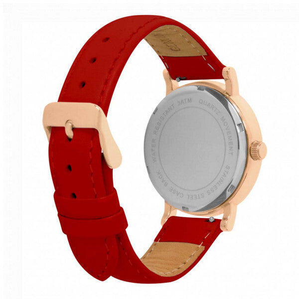 Toff London ladies watch with black and white border collie design 38mm - British product