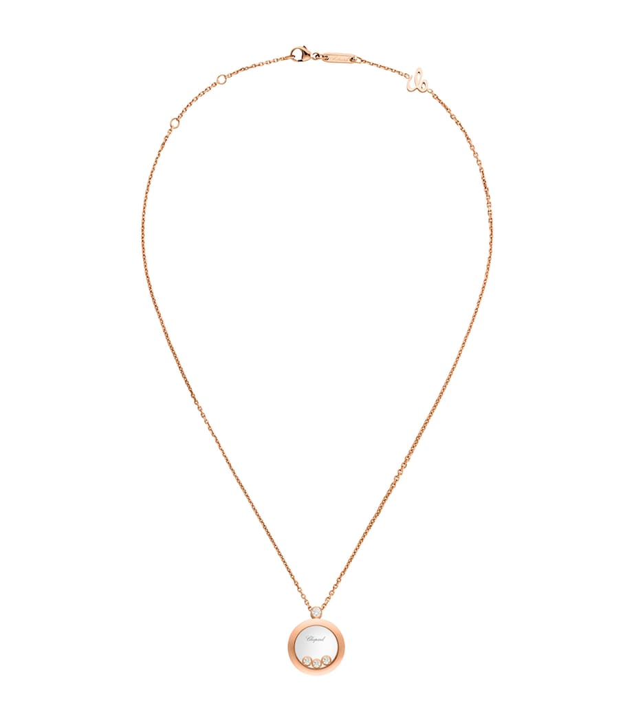 Chopard Happy Diamonds pendant 18kt rose gold, imported from the UK