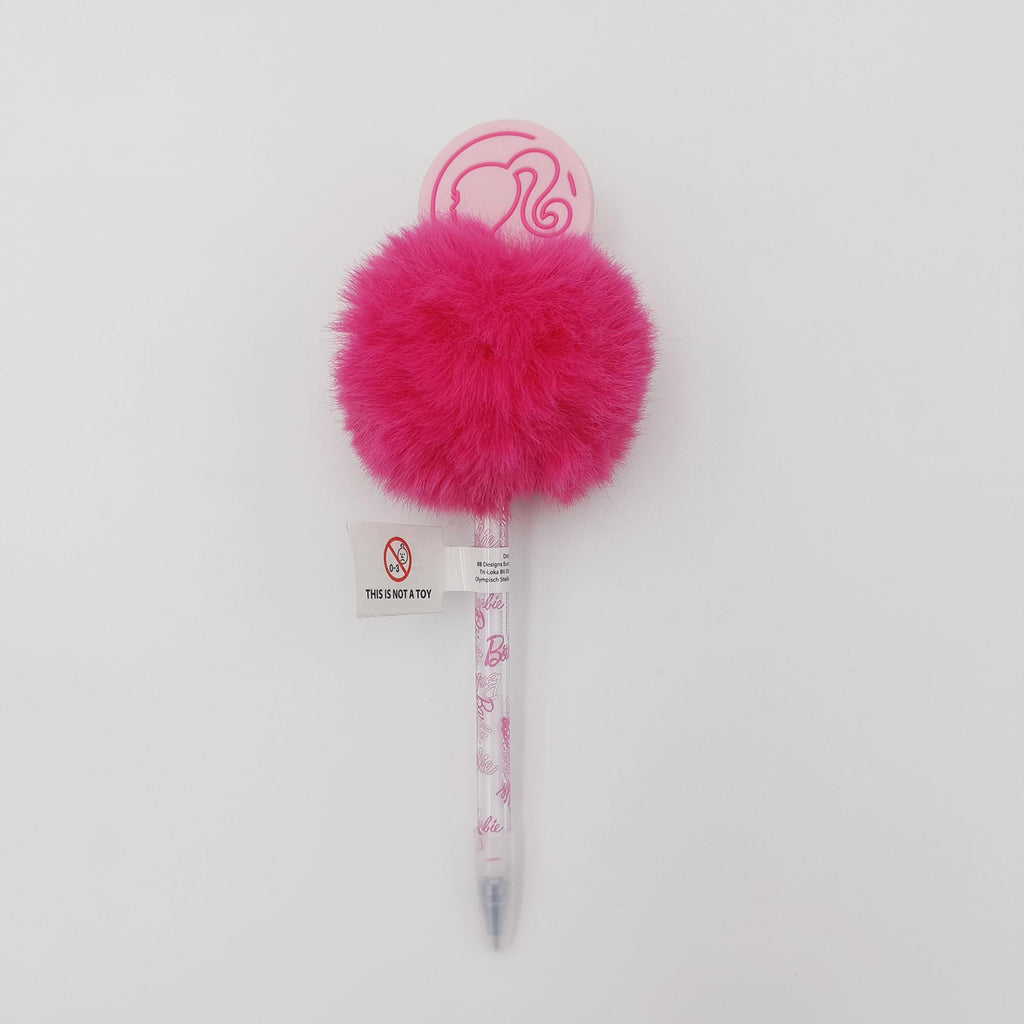 Barbie Pom Pom Pen Pink