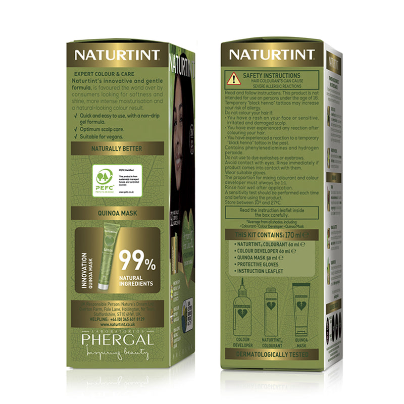 Naturtint hair colour gel Copper Brown 5WB, UK version