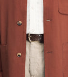 Elliot Rhodes leather braided belt handwoven, imported from the UK