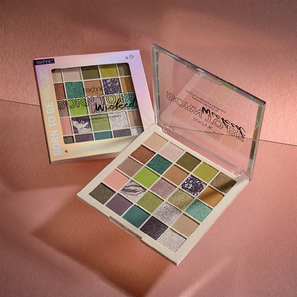 Technic Born To Be Wicked eyeshadow palette 25 shades (British brand)
