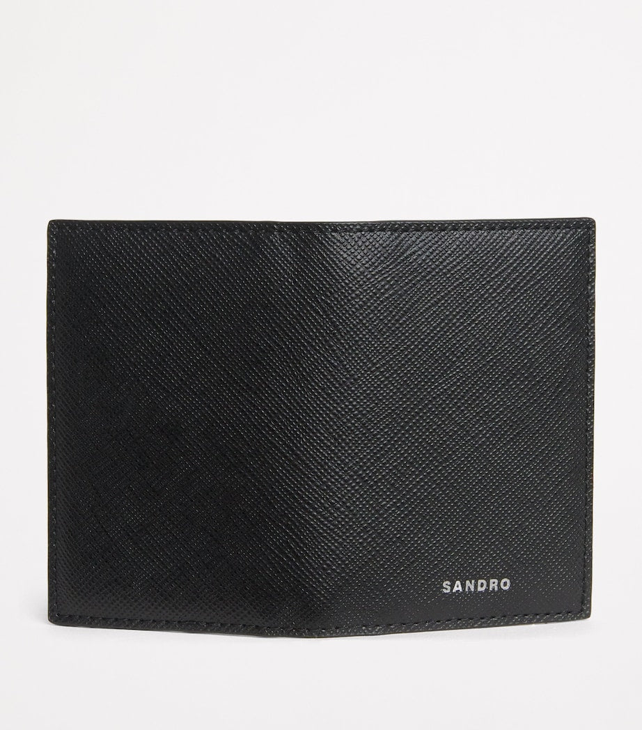 Sandro Paris faux leather bifold card holder (British brand)