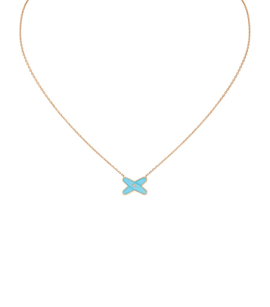 Chaumet Jeux de Liens pendant necklace turquoise diamond (British brand)