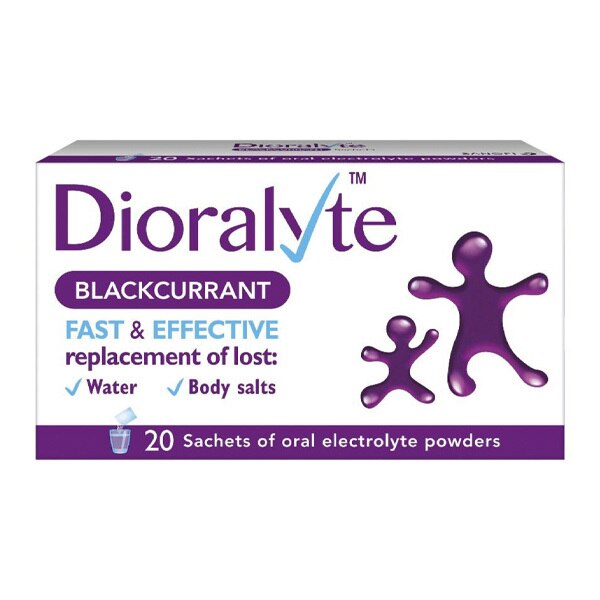 Dioralyte Blackcurrant Rehydration Sachets x20 GOODS Superdrug   