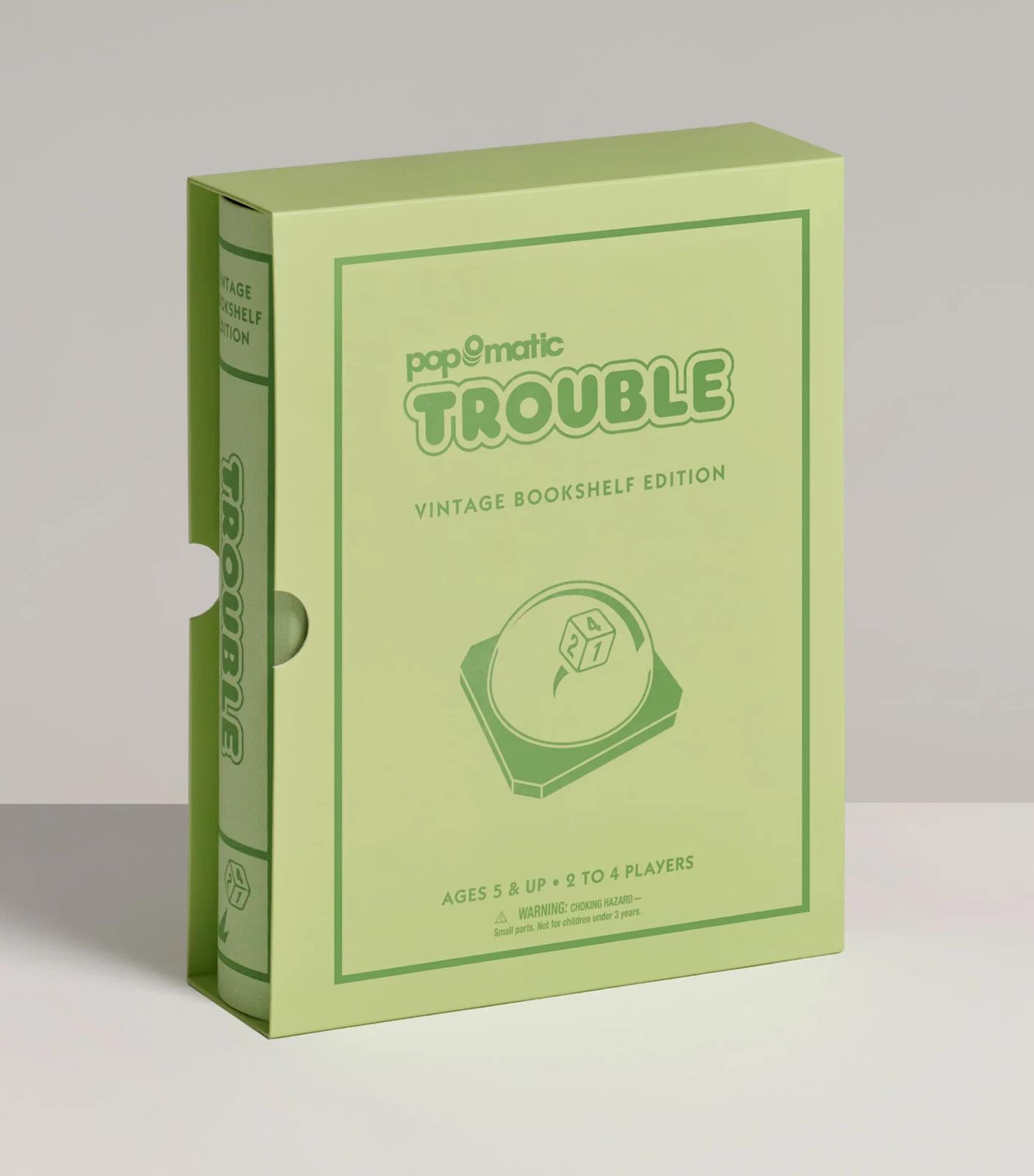 Trouble Vintage Bookshelf Edition board game (British brand)