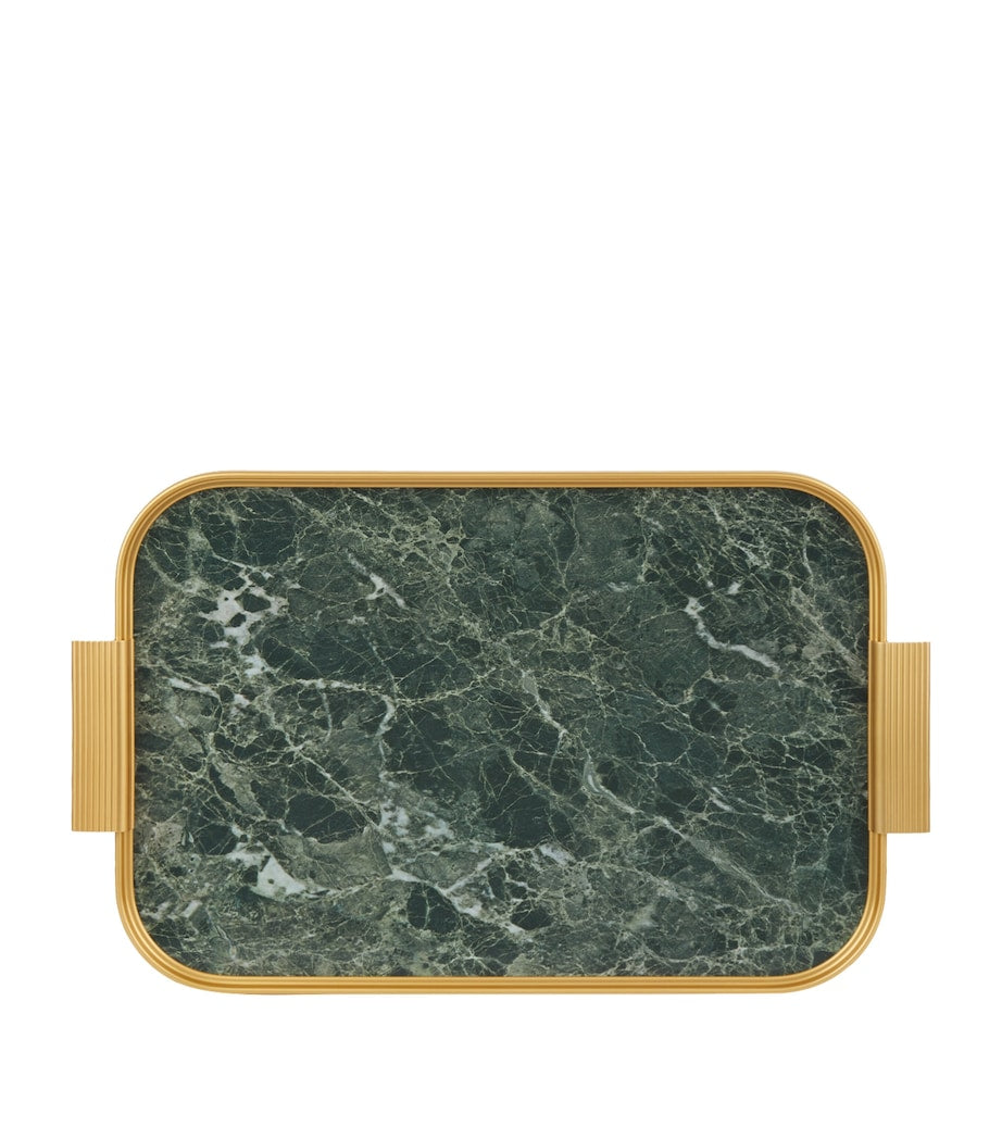 Kaymet Marble Ribbed Tray 40cm (British brand)