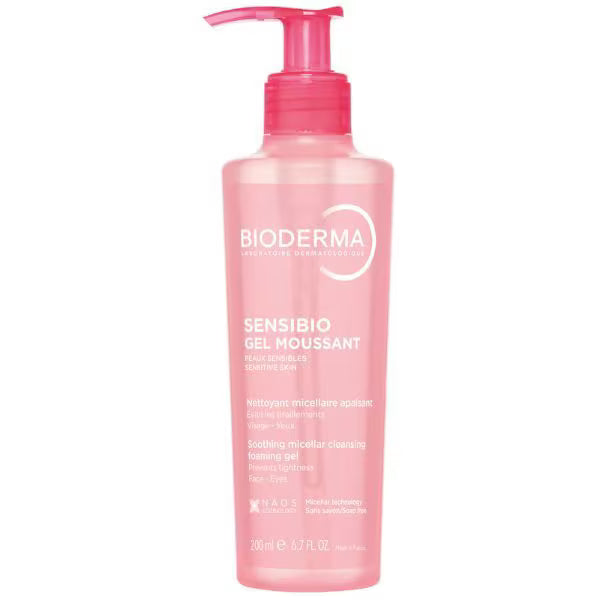 Bioderma Sensibio Soothing Face Wash Sensitive Skin 200ml - British product