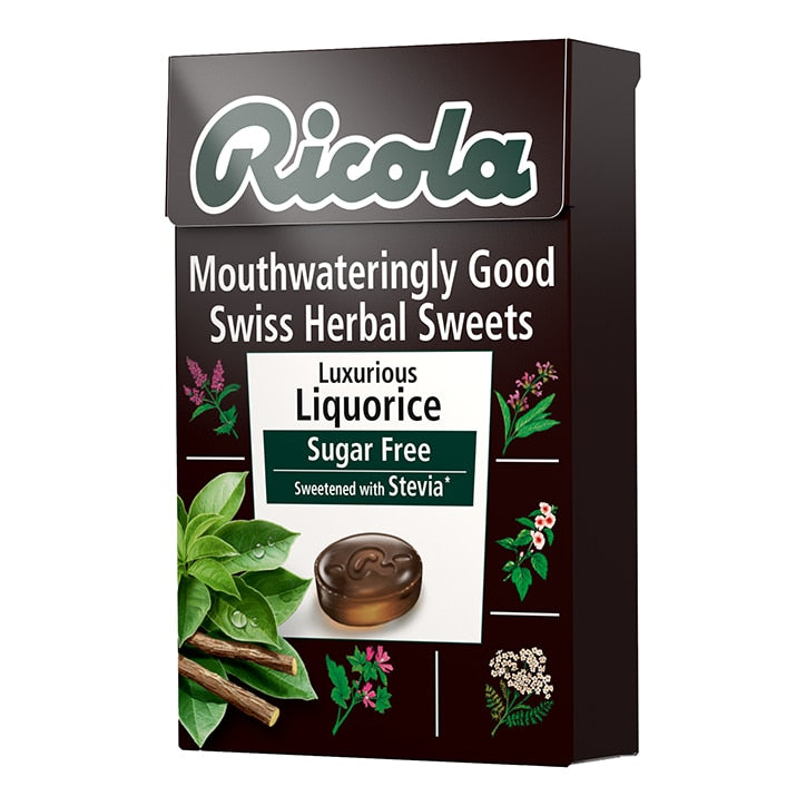 Ricola Liquorice Swiss Herbal Sweets 45g GOODS Holland&Barrett   