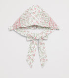Pepa London cotton hand-smocked floral bonnet (British brand)