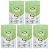Nilaqua shampoo wrap apple and jasmine 5 pack, imported from the UK