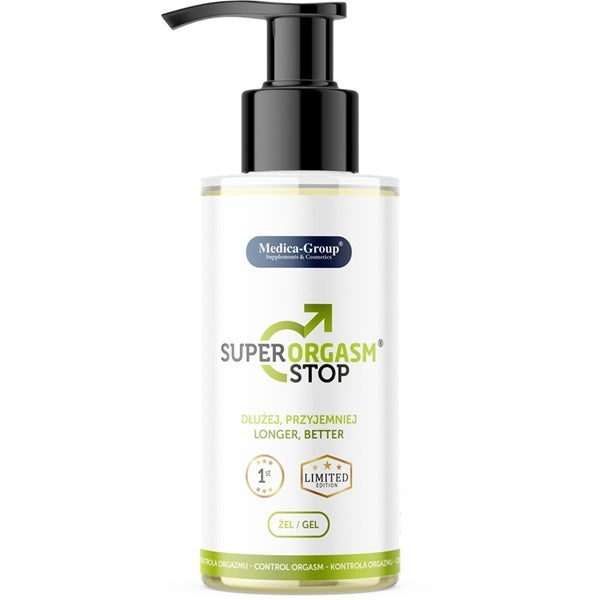 Medica Group Super Orgasm Stop Gel 150ml, imported from the UK