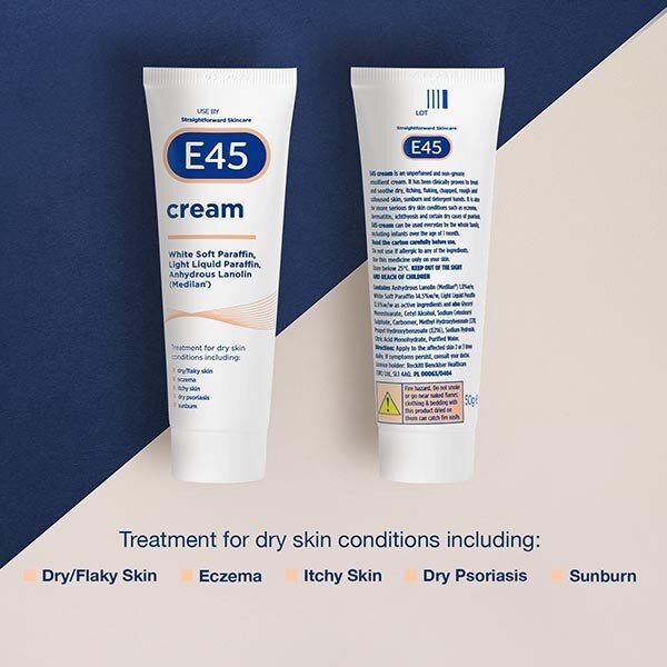 E45 Moisturising Cream for Dry Skin 50g GOODS Superdrug   