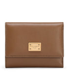 Dolce&Gabbana grained calfskin French flap wallet tan (British brand)