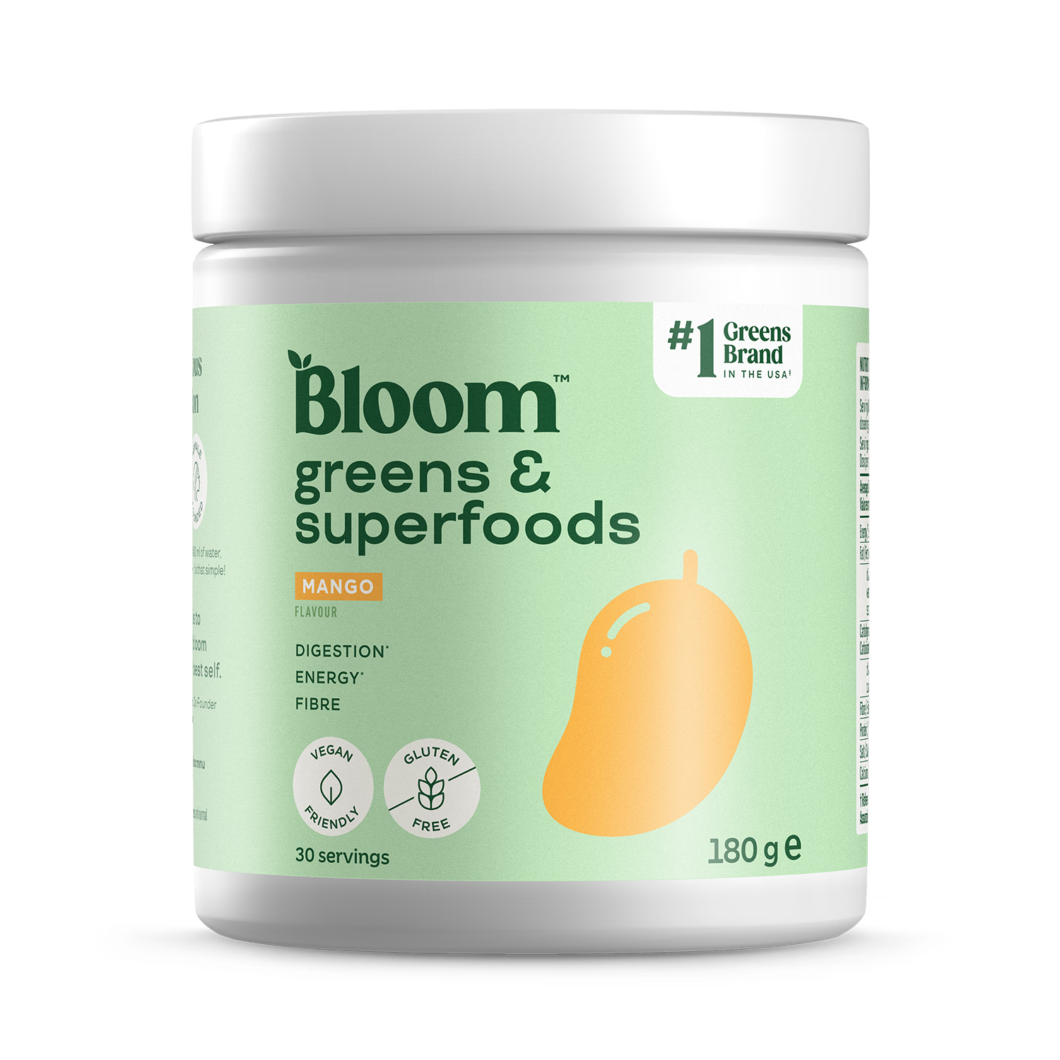 Bloom Greens & Superfoods Mango 180g