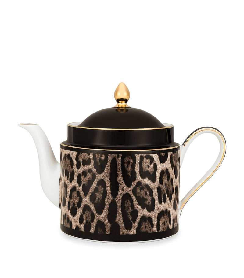 Dolce&Gabbana Leopardo porcelain teapot, UK version