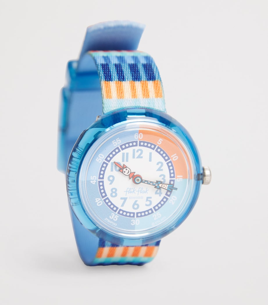 Flik Flak Stripy Stripes watch 31.85mm, imported from the UK