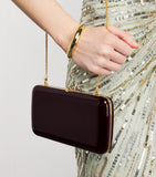Jeffrey Levinson mirrored Finley clutch bag (British brand)